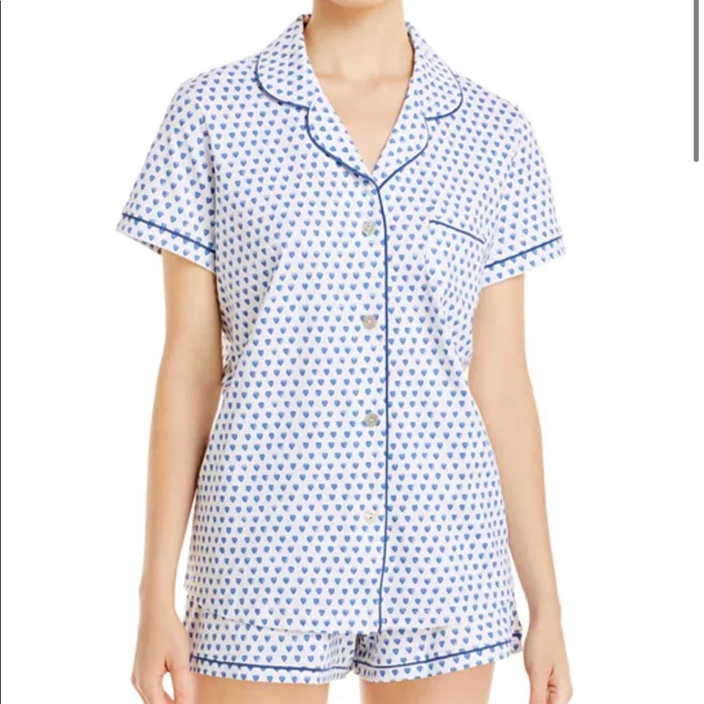 Roberta Roller Rabbit Blue Hearts Pajama Set